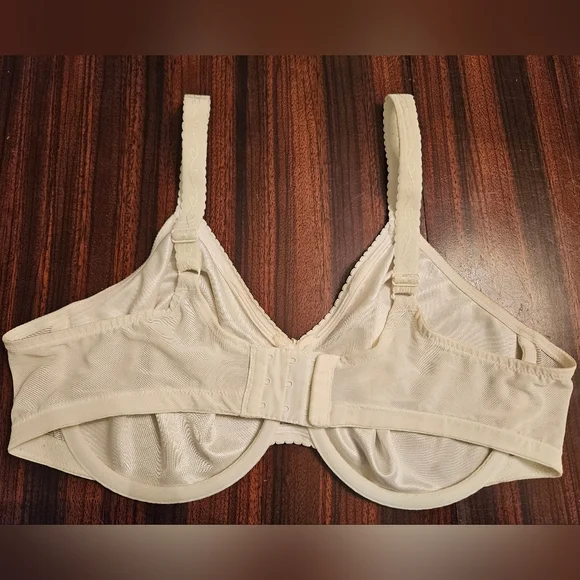 Wacoal 857109 Simple Shaping Minimizer Bra Size 42D White EUC - Picture 7 of 11